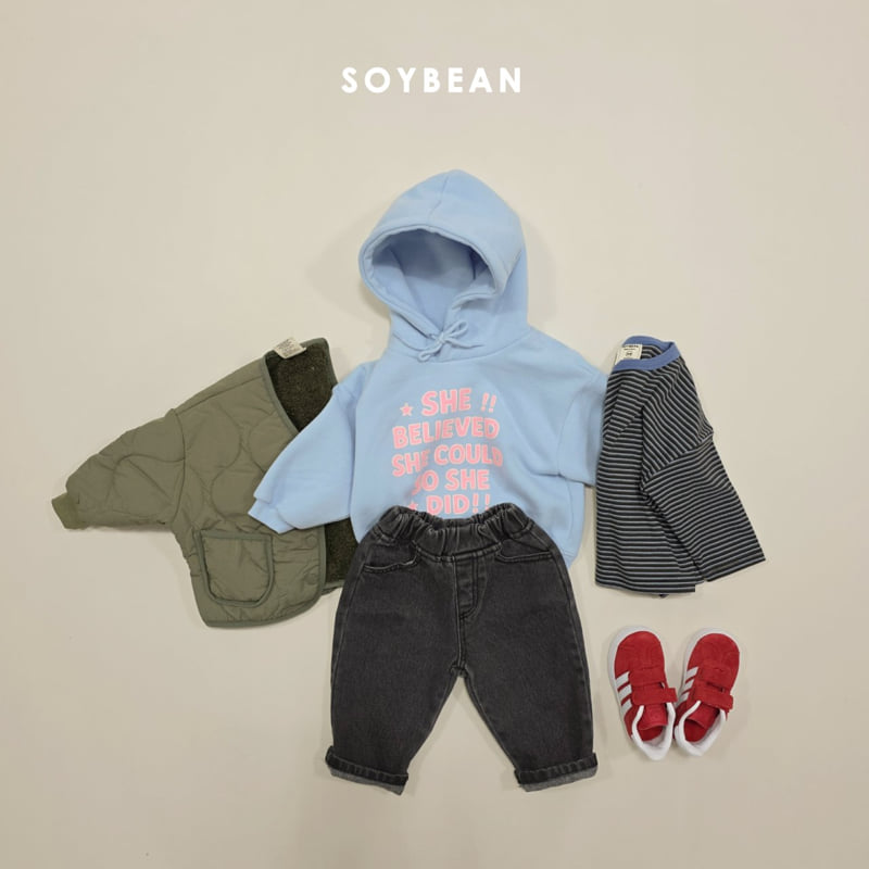 Soybean - Korean Children Fashion - #magicofchildhood - Build Fleece Hoodie - 7