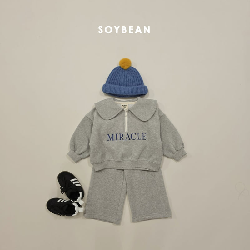 Soybean - Korean Children Fashion - #minifashionista - Miracle Half Zip-Up Set - 5