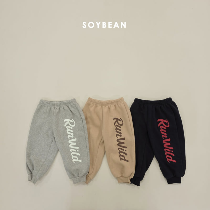 Soybean - Korean Children Fashion - #minifashionista - Run Wild Fleece Jogger Pants