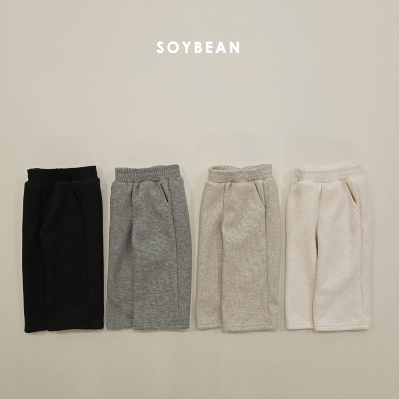 Soybean - Korean Children Fashion - #minifashionista - Cozy Fleece Wide Pants - 11