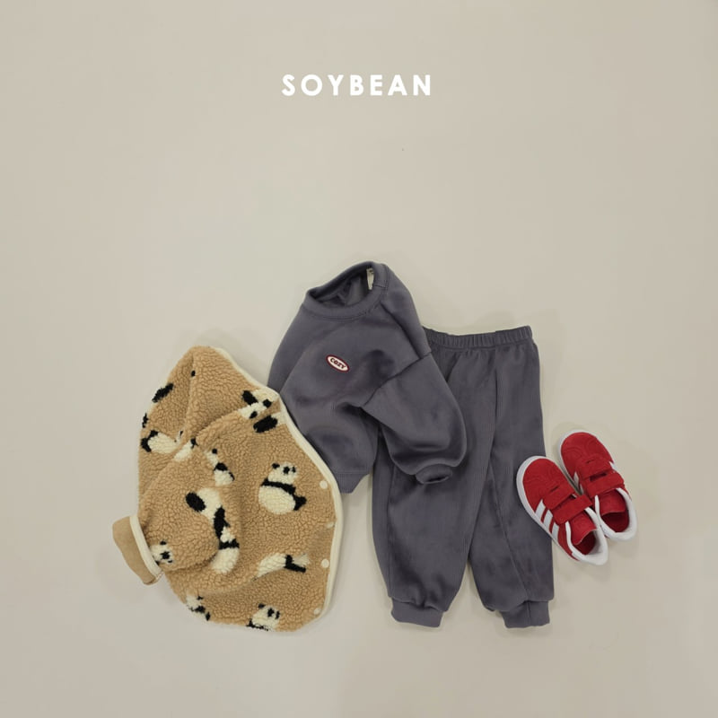 Soybean - Korean Children Fashion - #minifashionista - Mink Cozy Set - 10
