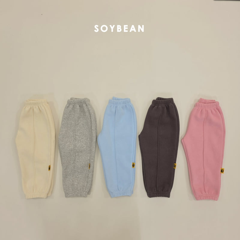 Soybean - Korean Children Fashion - #minifashionista - Fleece Pintuck Jogger Pants - 8
