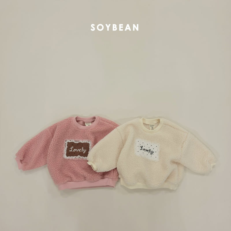 Soybean - Korean Children Fashion - #minifashionista - Lovely Fuzzy Sweatshirt