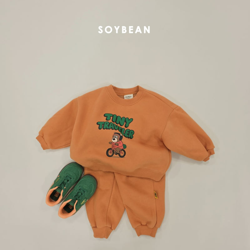 Soybean - Korean Children Fashion - #minifashionista - Fleece Little Traveler Set - 3