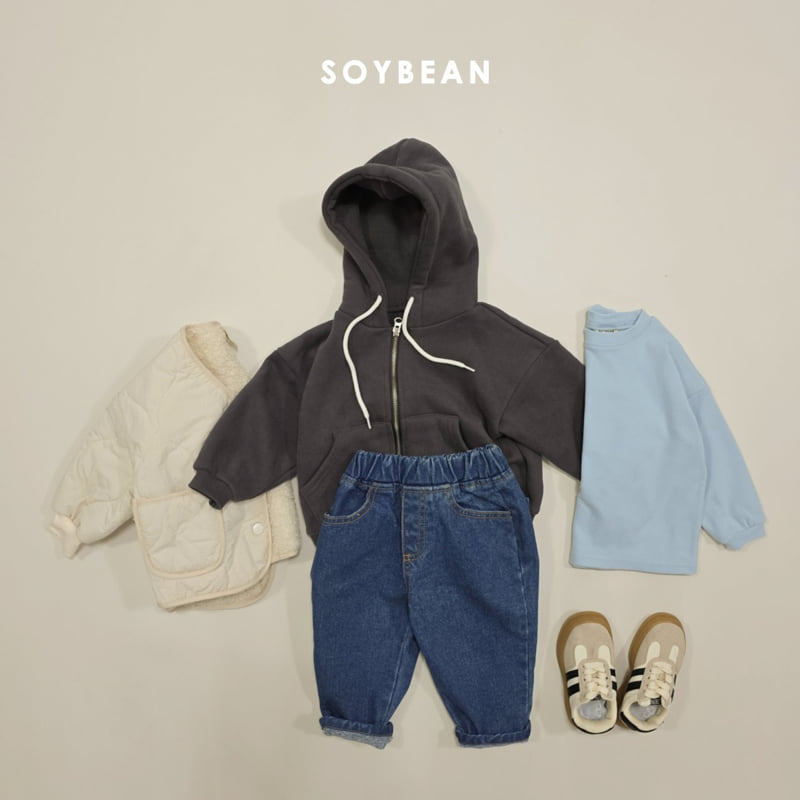 Soybean - Korean Children Fashion - #minifashionista - Fleece Hood Zip-Up - 10