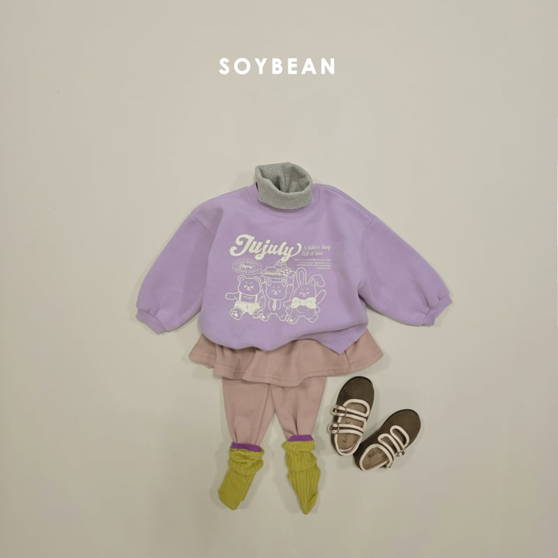 Soybean - Korean Children Fashion - #minifashionista - Soft Flared Skirt Leggings - 9