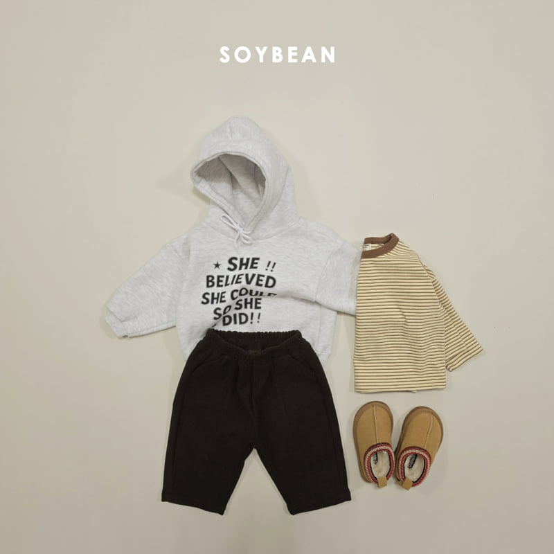 Soybean - Korean Children Fashion - #minifashionista - Build Fleece Hoodie - 8