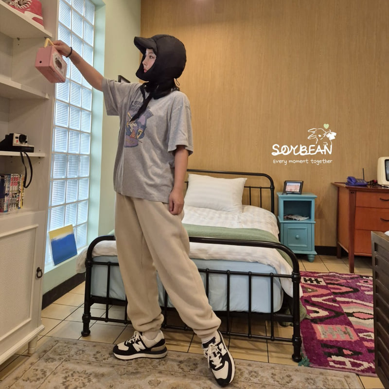 Soybean - Korean Children Fashion - #prettylittlegirls - Super Fleece Jogger (MOM) - 8