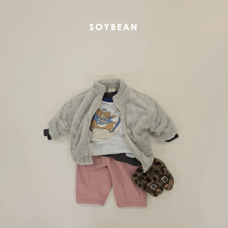 Soybean - Korean Children Fashion - #minifashionista - Cotton Candy Fleece Jacket - 4