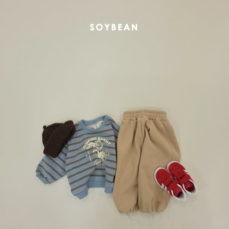 Soybean - Korean Children Fashion - #prettylittlegirls - Jumping Bunny Stripe Sweatshirt - 12
