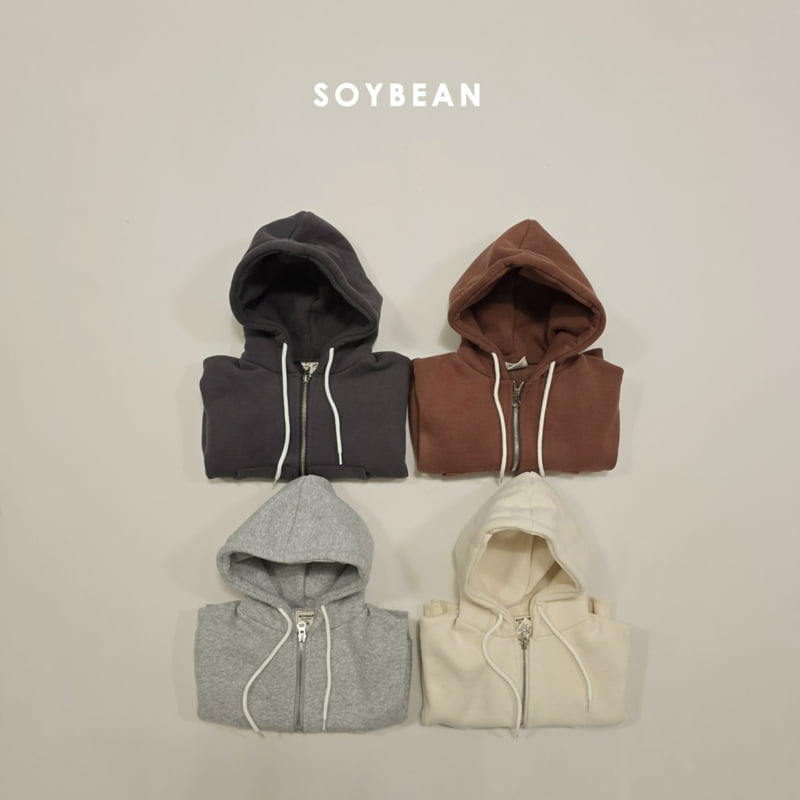 Soybean - Korean Children Fashion - #prettylittlegirls - Fleece Hood Zip-Up - 11
