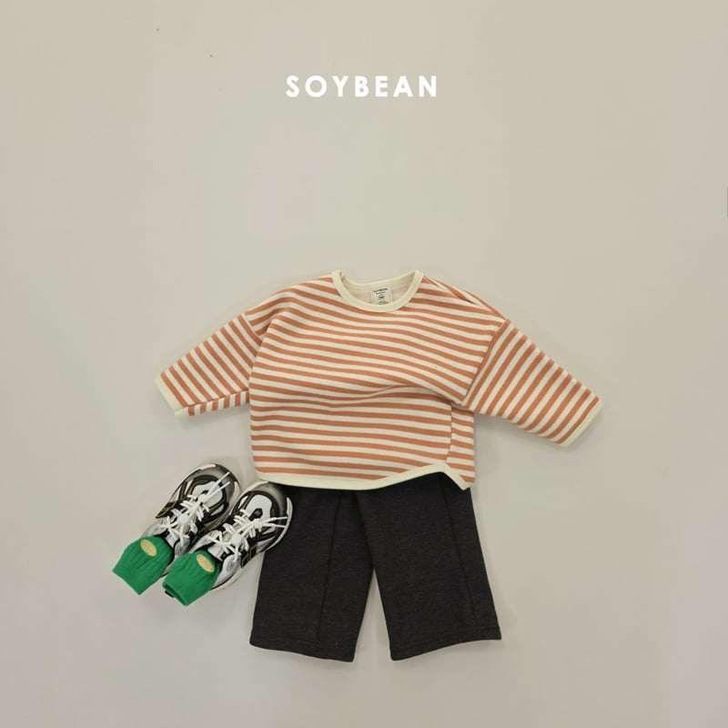 Soybean - Korean Children Fashion - #toddlerclothing - Striped Fleece Sweatshirt - 4