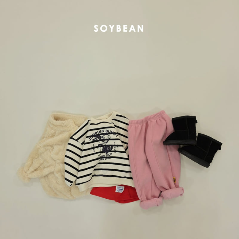 Soybean - Korean Children Fashion - #stylishchildhood - Fleece Pintuck Jogger Pants - 12
