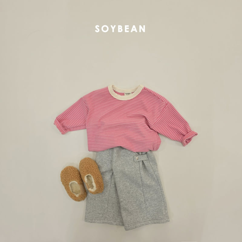 Soybean - Korean Children Fashion - #stylishchildhood - Fleece Side Snap Pants - 8