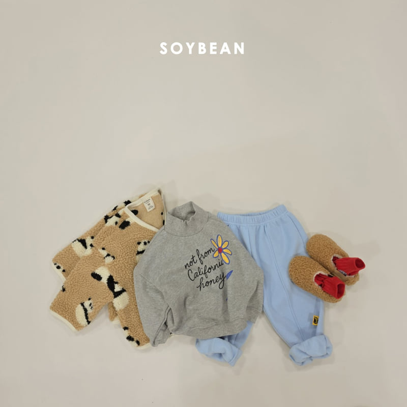 Soybean - Korean Children Fashion - #todddlerfashion - Fleece Pintuck Jogger Pants - 10