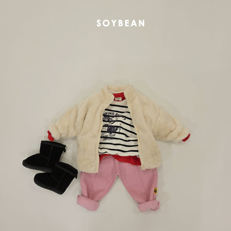 Soybean - Korean Children Fashion - #todddlerfashion - Cotton Candy Fleece Jacket - 5