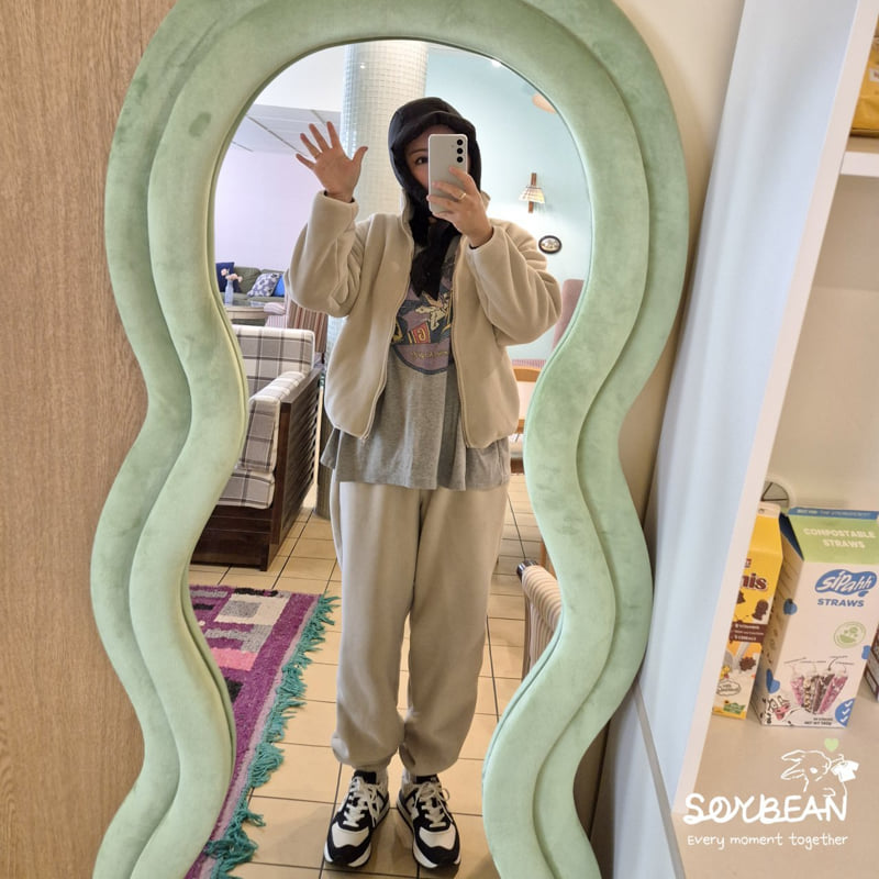 Soybean - Korean Children Fashion - #prettylittlegirls - Super Zip-Up Fleece (MOM) - 4
