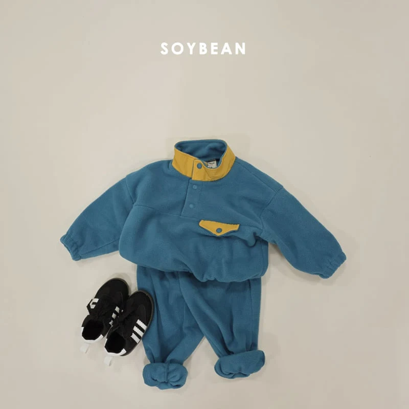 Soybean - Korean Children Fashion - #todddlerfashion - Mountain Neck Fleece Set - 3