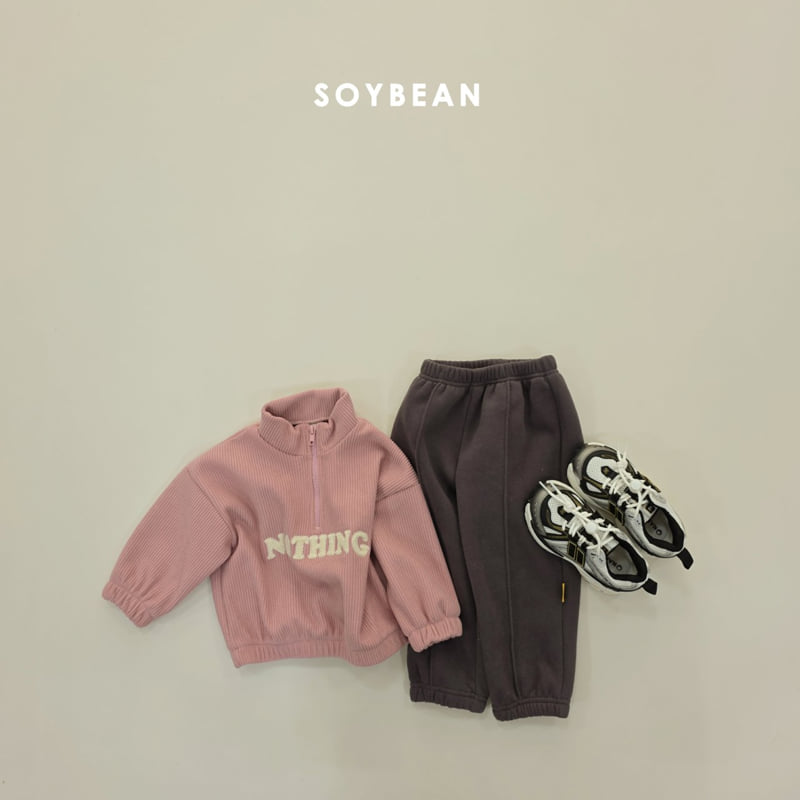 Soybean - Korean Children Fashion - #toddlerclothing - Fleece Pintuck Jogger Pants - 11