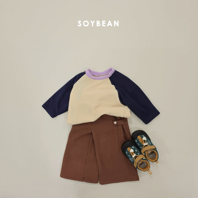 Soybean - Korean Children Fashion - #toddlerclothing - Fleece Side Snap Pants - 7