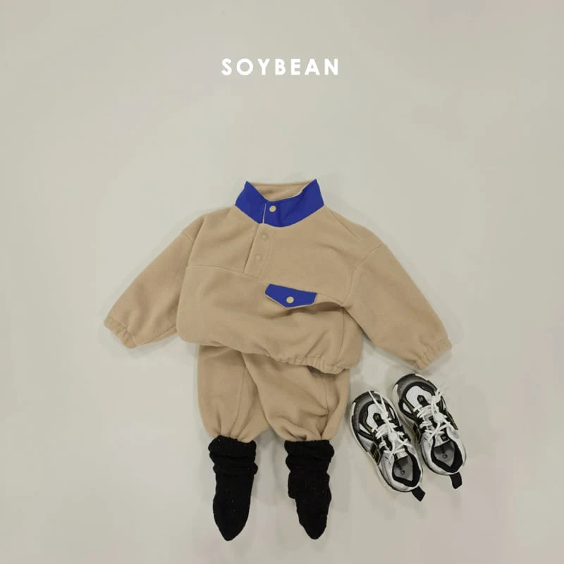 Soybean - Korean Children Fashion - #todddlerfashion - Mountain Neck Fleece Set - 4
