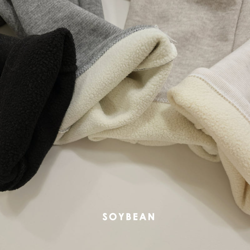 Soybean - Korean Women Fashion - #womensfashion - Cozy Fleece Wide Pants (MOM) - 7
