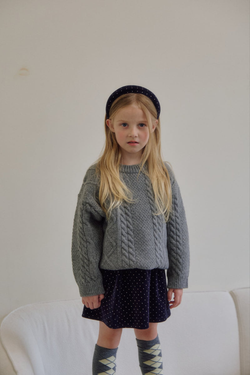 Soye - Korean Children Fashion - #magicofchildhood - Star Cable Knit - 4