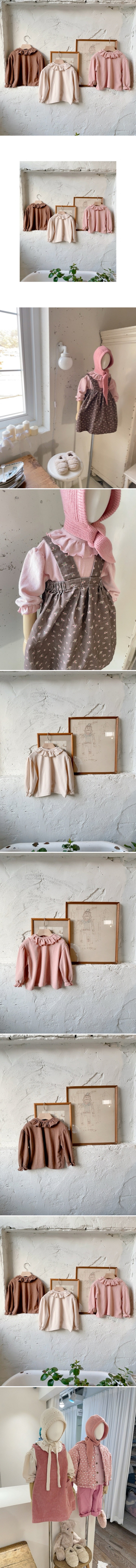 Studio M - Korean Children Fashion - #magicofchildhood - Angora Fleece Frill Tee - 2