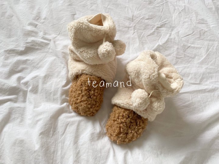 Teamand - Korean Children Fashion - #Kfashion4kids - Pom Pom Leg Warmers - 3