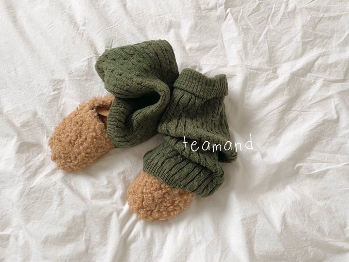 Teamand - Korean Children Fashion - #Kfashion4kids - Cable Leg Warmers - 7