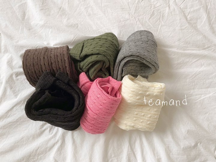 Teamand - Korean Children Fashion - #designkidswear - Cable Leg Warmers