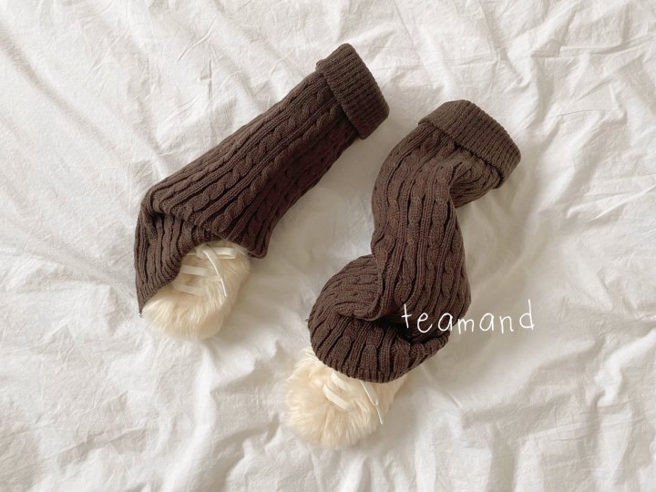 Teamand - Korean Children Fashion - #discoveringself - Cable Leg Warmers - 2