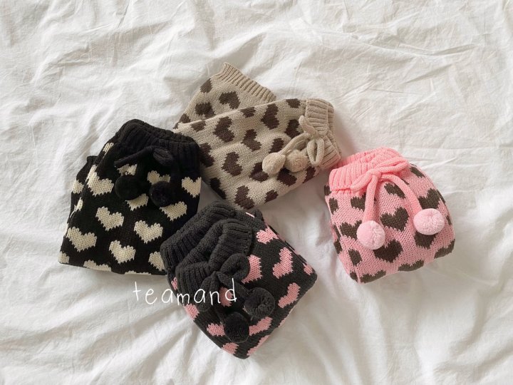 Teamand - Korean Children Fashion - #fashionkids - Heart Leg Warmers - 6