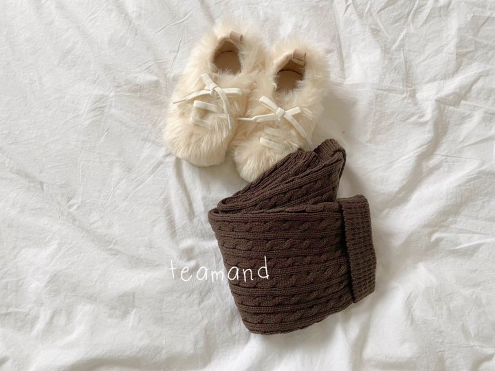 Teamand - Korean Children Fashion - #fashionkids - Cable Leg Warmers - 3