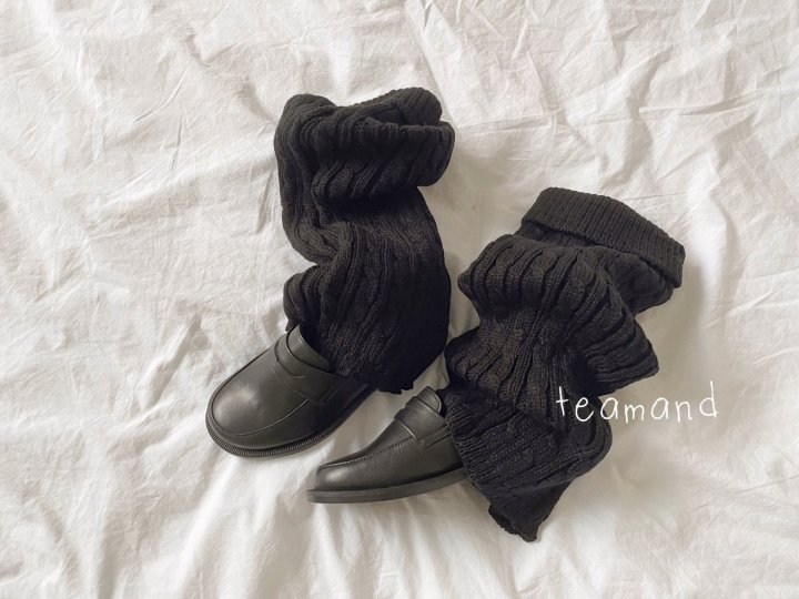 Teamand - Korean Children Fashion - #fashionkids - Cable Leg Warmers - 4