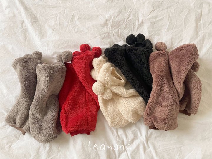 Teamand - Korean Children Fashion - #kidsstore - Pom Pom Leg Warmers