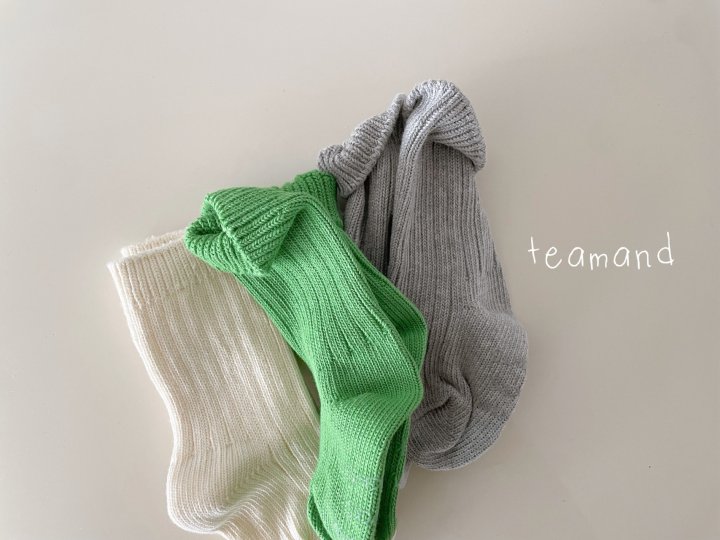 Teamand - Korean Children Fashion - #kidzfashiontrend - Green Tea Cream Set - 3