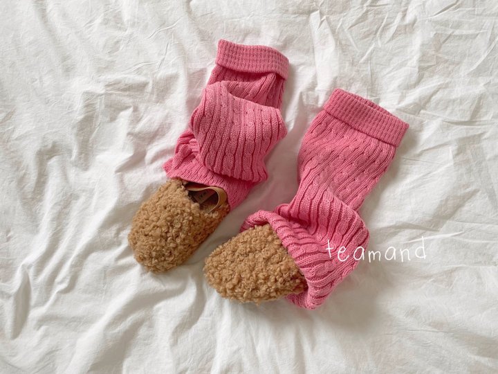 Teamand - Korean Children Fashion - #kidzfashiontrend - Cable Leg Warmers - 6