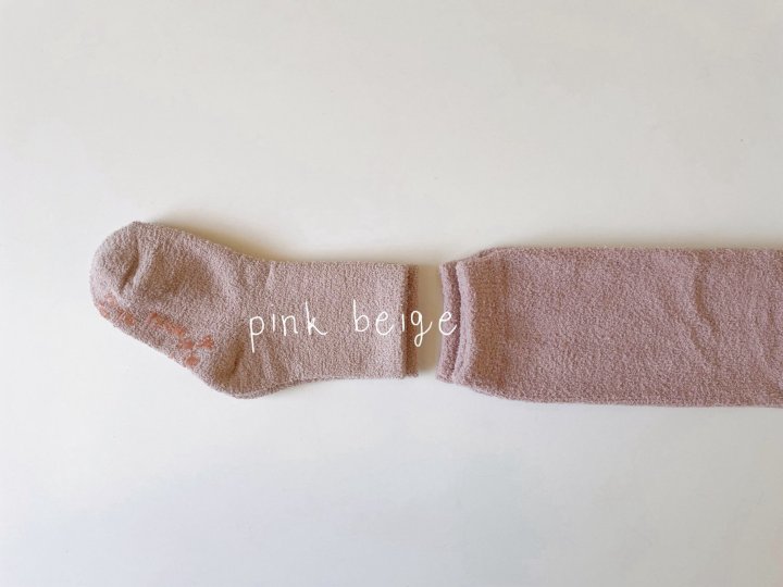 Teamand - Korean Children Fashion - #minifashionista - Fleece Leggings Socks Set - 3
