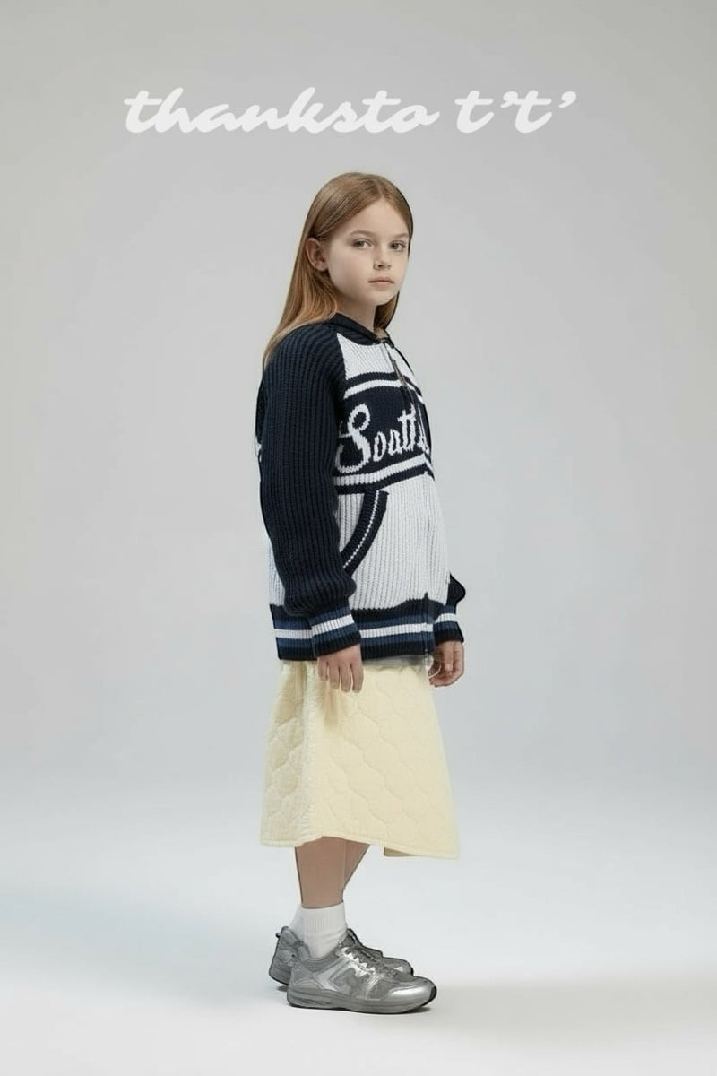 Thanksto TT - Korean Children Fashion - #kidzfashiontrend - Land Zip Knit - 4