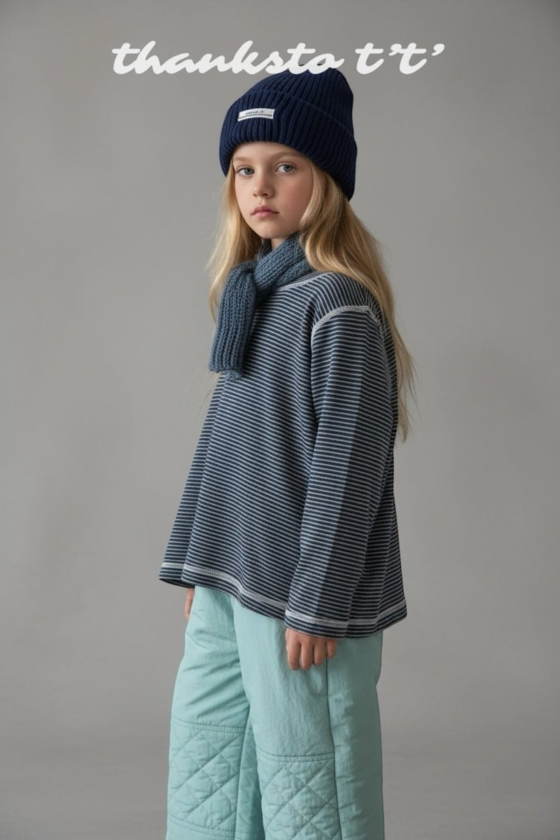 Thanksto TT - Korean Children Fashion - #designkidswear - Stripe Tee - 8