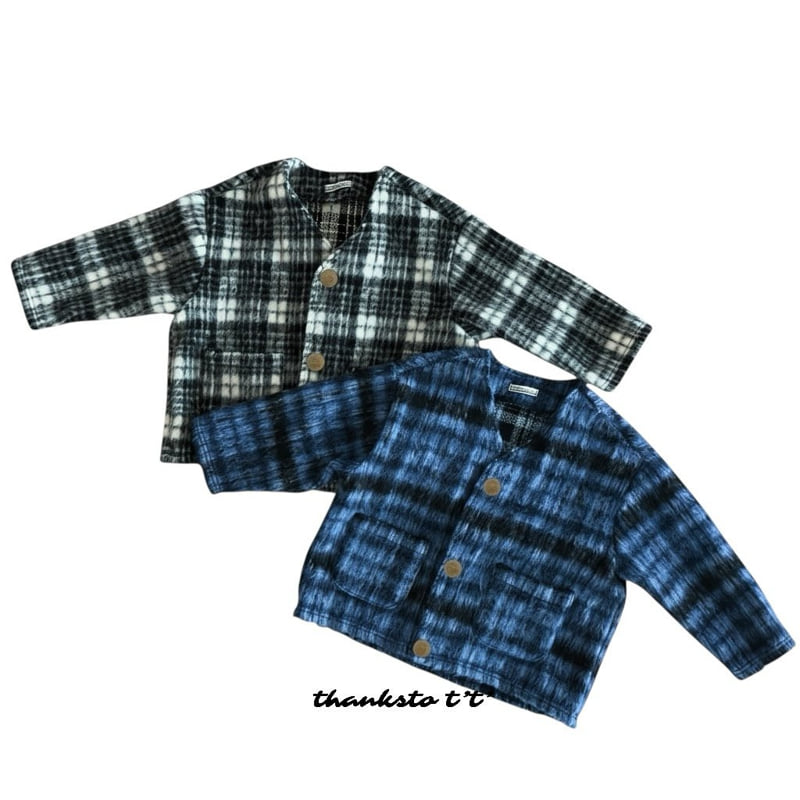 Thanksto TT - Korean Children Fashion - #discoveringself - Brush Cardigan