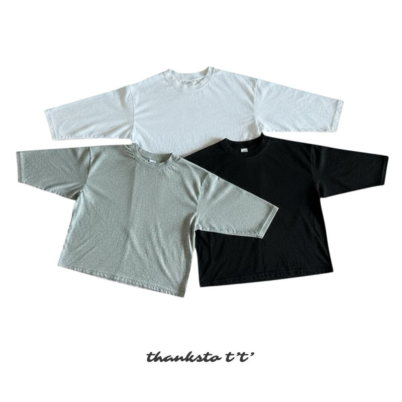 Thanksto TT - Korean Children Fashion - #discoveringself - Over Tee