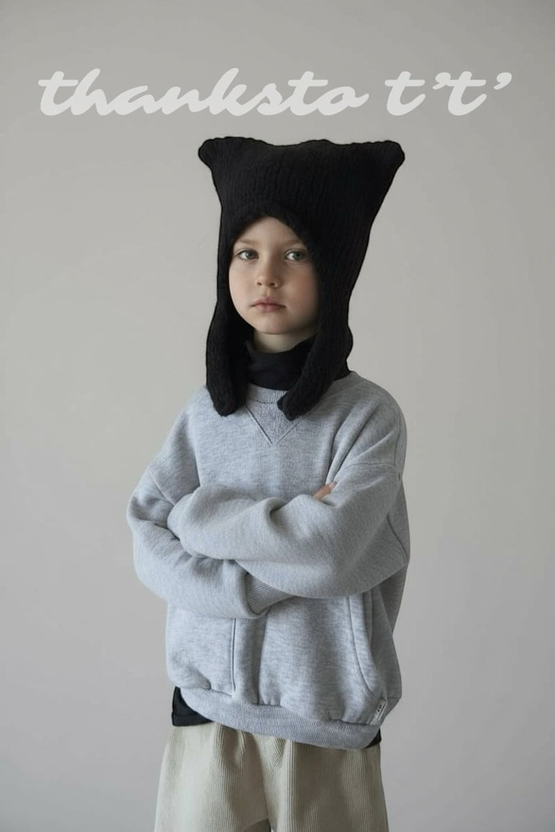 Thanksto TT - Korean Children Fashion - #fashionkids - Wool Horn Beanie - 3