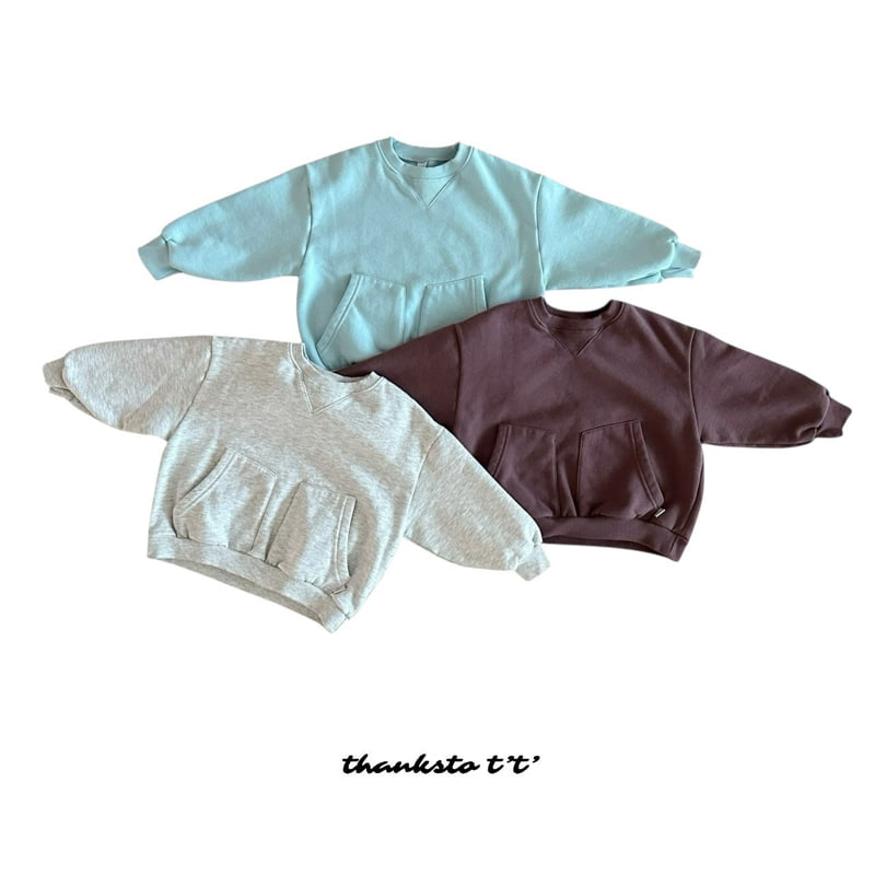 Thanksto TT - Korean Children Fashion - #fashionkids - Triangle Sweatshirt
