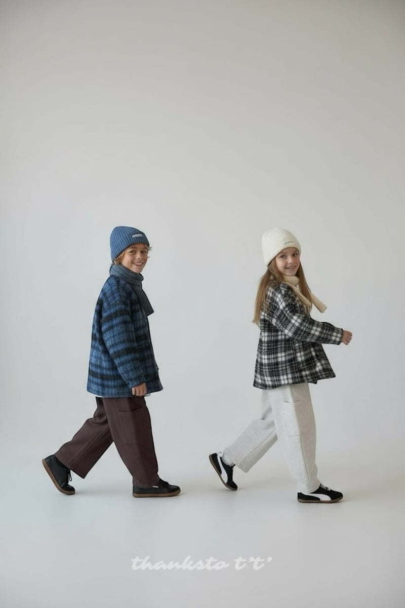 Thanksto TT - Korean Children Fashion - #kidsshorts - Brush Cardigan - 3
