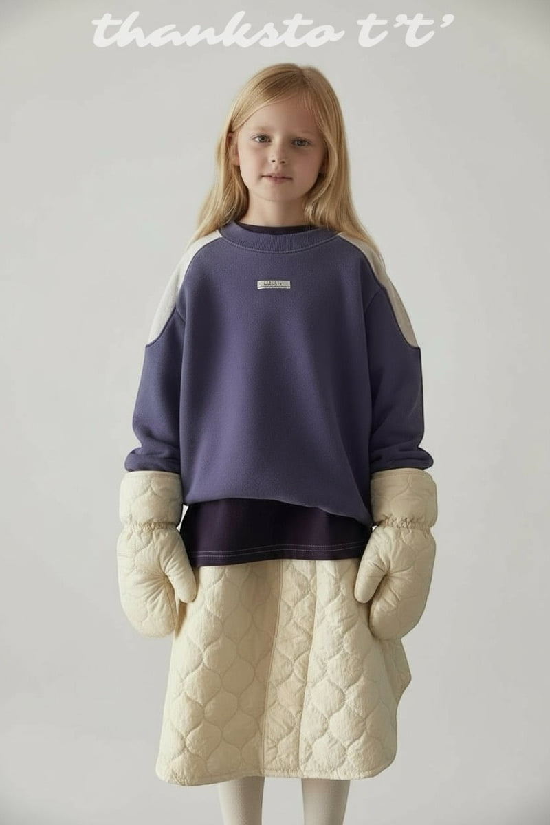 Thanksto TT - Korean Children Fashion - #kidsshorts - LUCK Sweatshirt - 9