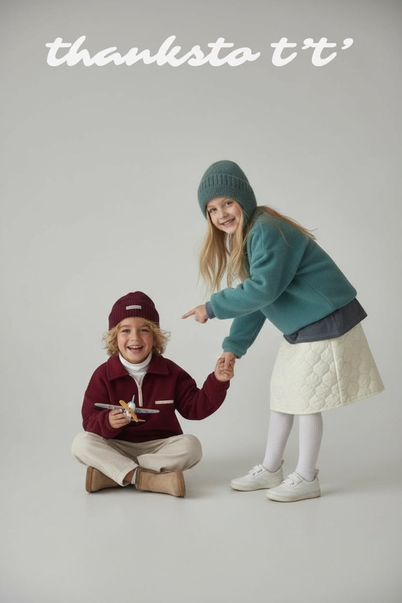 Thanksto TT - Korean Children Fashion - #kidsshorts - Ivy Beanie - 5