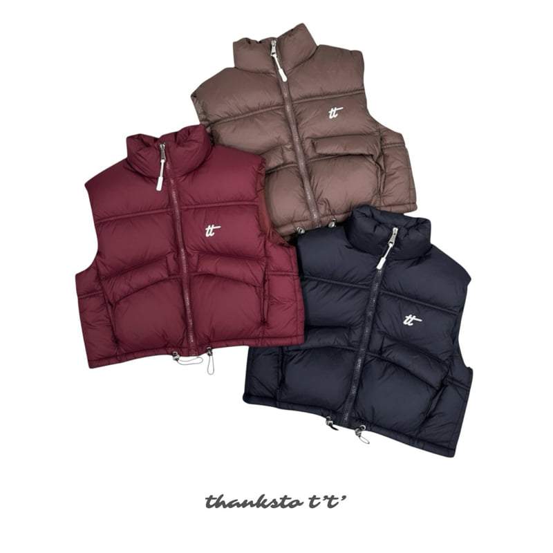 Thanksto TT - Korean Children Fashion - #kidzfashiontrend - T Padding Vest