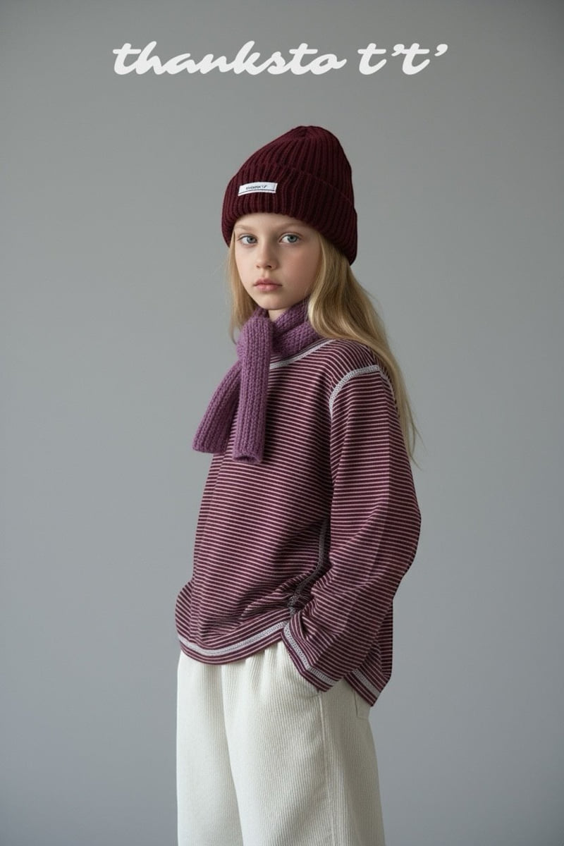Thanksto TT - Korean Children Fashion - #minifashionista - Stripe Tee - 3